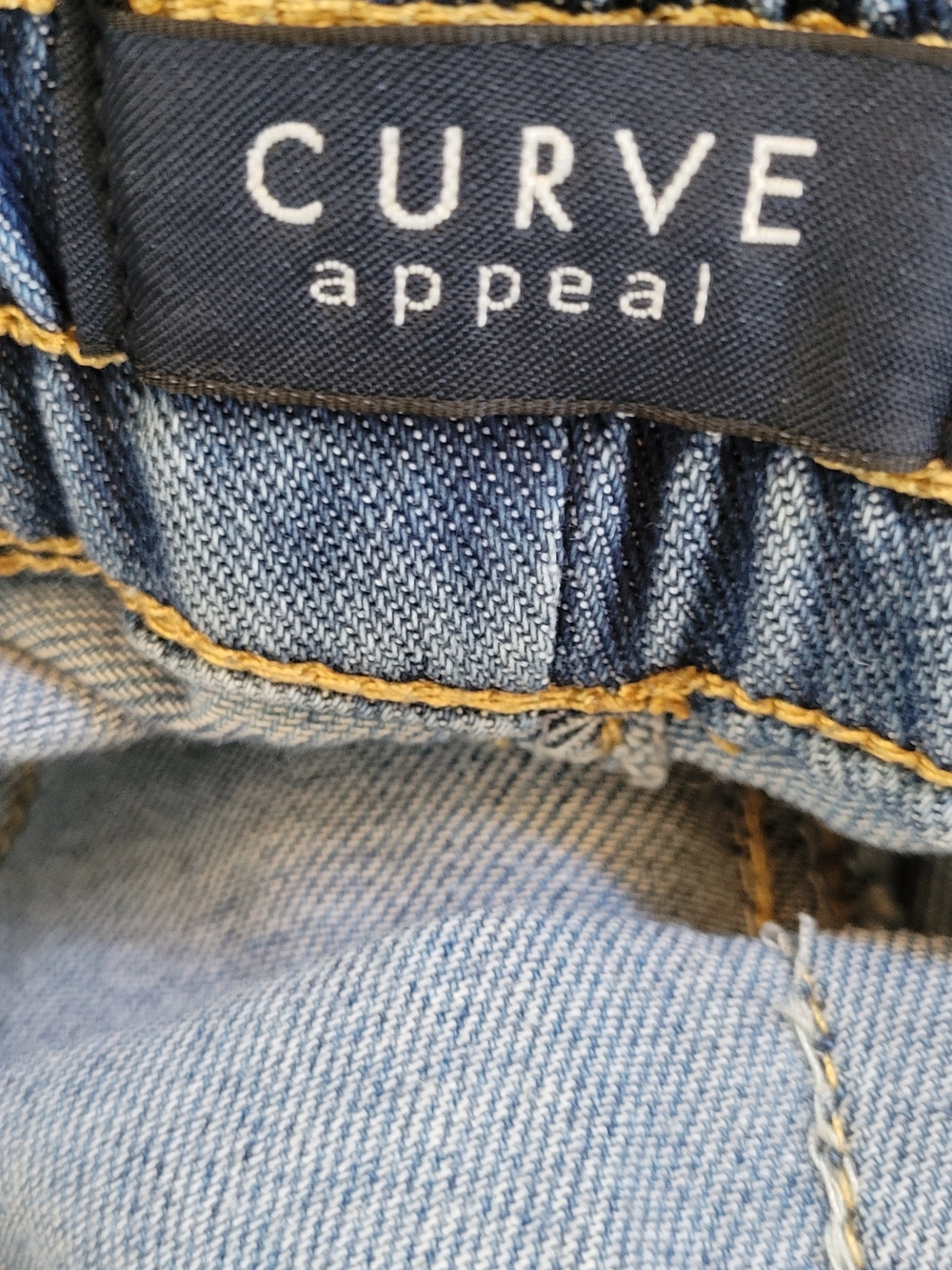 Wide Leg, Retro Style, Drawstring, Wideleg, Jeans - Curve Appeal - Picture 3 of 4